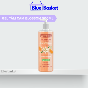 Gel Tắm Dưỡng Da 96% Thiên Nhiên Thuần Chay Evoluderm Pháp 500ml Dưỡng Da Mịn Màng Mùi Hương Dịu Nhẹ