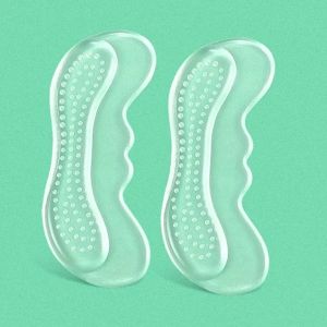 1Pair Silicone Gel Insoles for Shoes Women High Heel Liner Grips Protector Sticker Anti-Wear Shoe Heel Pad Foot Pain Relief Inserts