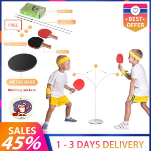 WEKO Portable table tennis trainer Childrens table tennis toy Flexible shaft 90cm height adjustable Free table tennis balls*3pcs