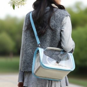OUTOPEN Trong suốt Túi đựng vẹt Thông gió Có thể gấp lại Túi Du Lịch Cho Chim Đồ dùng cho thú cưng Dung lượng lớn Túi đựng chim Dành cho chim yến