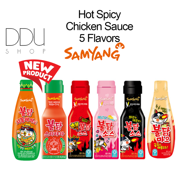 [NEW ARRIVAL] Samyang Hot Spicy Buldak Sauce 6 Flavors / Original