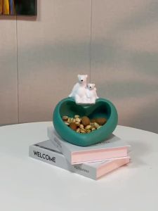 【LDIES】Living Room Table Display Aesthetic Table Centerpiece Ornaments Home Decorative Accessories Unique Elegant TV Stand Wine Cabinet Sculptures Office Decor Statues Modern