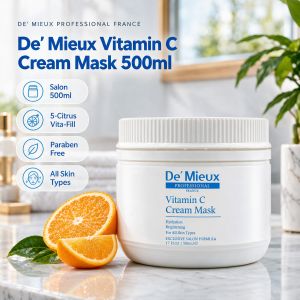 De Mieux Cream Face Mask 500g (Hydration Collagen Purifying Vitamin C) for Healthy Radiant Skin.