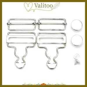 [Valitoo] Dungaree Chốt Kẹp Nẹp Khóa Với Quần Jean Nút Thiết Lập Cho Denim Áo Khoác Tự Làm Trang Phục May Nguồn Cung Cấp