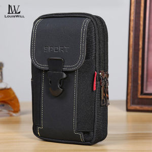 LouisWill Waist Bag Phone Bag Large Capacity Waist Bag Multi-functional Phone Bag Waterproof Anti-theft Bag Invisible Mobile Phone Bag Outdoor Sports Running Waist Bag