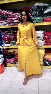 Women Maxi Dress Fit L Cotton Candy Dress