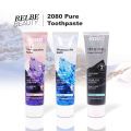 [BUNDLE/COMBO] 2080 PURE TOOTHPASTE 125G RELBE BEAUTY (Pink Mountain Salt, Crystal Mountain Salt, Black Clean Charcoal). 