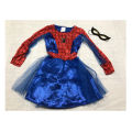 Spidergirl Dress Spider Man Costume for Kids Cosplay Superhero Peter Parker Clothing. 