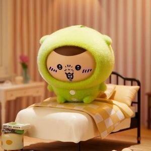 SKISOPGO Plush Doll Blind Box Keychain Chiikawa Cartoon Face Change Bag Charm Hadiah Cute Kids