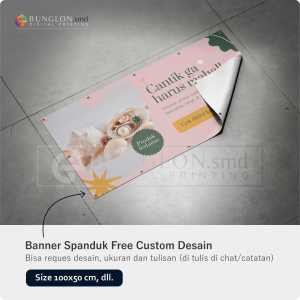 PRINT CETAK SPANDUK BANNER TOKO PERHIASAN CUSTOM DESAIN
