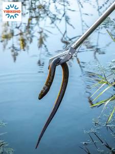 1.5m Foldable Snake Clamp Handle Tong Stick Reptile Snake Handling Catcher Tools