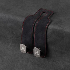 Elegant Leather Car Seat Headrest Hooks Dual-Sided Bag Organizer for Benz/Audi/Toyota New