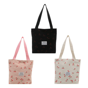 Stylish Corduroy Shoulder Bag Roomy Main Pocket Comfortable Carry Essential For Commuting Weekends