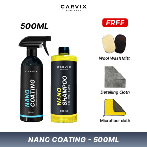 CARVIX | Nano Coating Spray Wax Ceramic Coating Car Coating Nano Car Shampoo Car Wash Shampoo