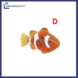 Electric Swim Fish Toy with Light Baby Bath Kid Shower Swimming Moving Fish Interactive Water Toy - ikan electrk