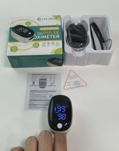 COD100% genuine Pulse Oximeter Finger Pulse Rate Blood Oxygen Saturation Monitor Original Digital Finger Oximeter Fast Digital Display Oximete LED Screen