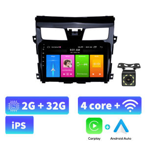 Acodo วิทยุติดรถยนต์สำหรับ Nissan Teana 3 Altima 5 L33 2013-2018 10 "Android 12 เครื่องเล่นวิดีโอมัลติมีเดียระบบนำทาง GPS Android Auto Carplay WIFI IPS หน้าจอสัมผัส BT FM วิทยุติดรถยนต์เครื่องเสียงติดรถยนต์สเตอริโอ