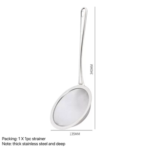 food strainers with handle oil strainer for drain cooking set kitchen ware strainer fot pasta fine mesh sieve strainer for baking tools sifter for baking set sifter strainer colanders drainer fine mesh filter flour strainer with stand