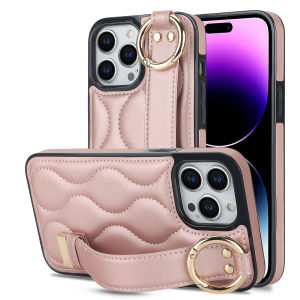 Silicone Soft Shell Leather Case With Wrist Strap Protective Case Mobile Phone Case Cases Casing For Apple iPhone 17PRO MAX 16 pro max 15 Pro Max 14 Pro Max 14 16 Plus 13 Pro Max 13 Mini 11 12 ProMax X XR XS Max 16E 17 Air Cover