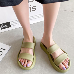 LHSunday รุ่นใหม่ รองเท้าแฟชั่น2023 รองเท้าแตะ เปิดนิ้วเท้า ส้นแบน เข้ากับทุกการแต่งกาย แฟชั่นทันสมัย รีบสั่งจองกันมาเลยน้า