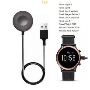 Fair smartwatch Charger REPLACEMENT สำหรับ Fossil Gen 6 Gen 4 Gen 5 USB Magnetic Charger ADAPTER สายชาร์จ