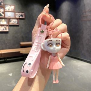 Tralalero Tralalas Keychain Italian Brainrot Tungtung Sahur Car Key Ring Figures Cappuccino Toy Keychains Bag Pendant Decor Gift