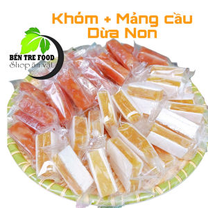 Kẹo Khóm Dừa Non và Mảng Cầu Chuối Dừa Non