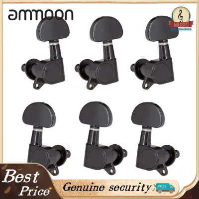 6pcs (3L3R) Closed Guitar Tuning Pegs String Tuners Machine Heads Knobs Tuning Keys for Folk Acoustic / Electric Guitar