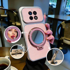 Feadship Case for OPPO Reno 12f reno12 F 12 fs f27 5g 2024 phone casing Softcase Silicone shockproof Cover new design aesthetic cute Makeup mirror with holder for girls KNHZJ1