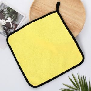 Khăn Lau Đa Năng 2 Mặt Vàng - Xám Siêu Thấm Cực Dày Không Đổ Lông Chuyên Dụng Cho Ô Tô Xe Hơi Tramanhshop