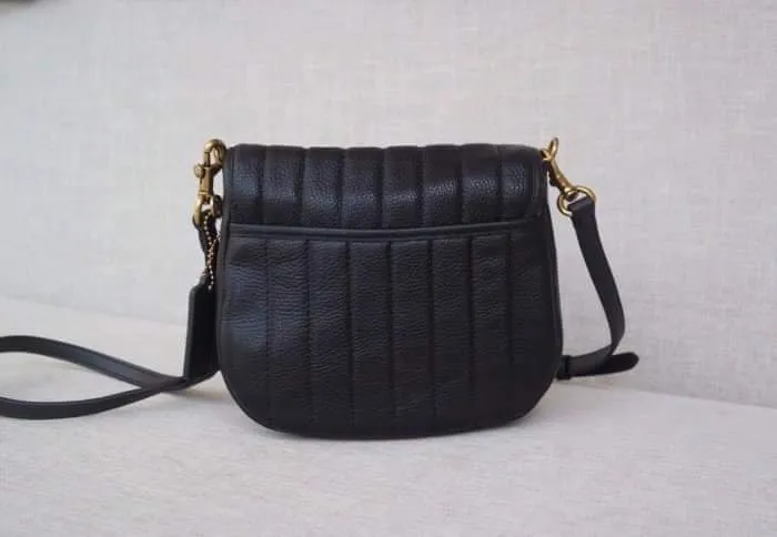 Coach Quilted shops Kat Saddle Bag