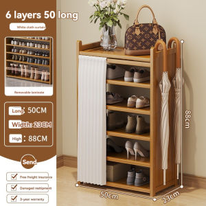 Dust-proof Shoe Cabinet Shoe Organisers Shoe Rack Entrance Shoe Cabinet Curtain Shoe Rack Storage Rack