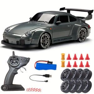 1/24 Porsche Wide Body 4WD RC Drift Racing Car Toy Remote Control 911 GTR Car Model Adult Kids Christmas Gift Toys