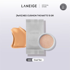 LANEIGE NEO Cushion Matte Refill 15gr - Tahan Lama Hingga 24 Jam Dilengkapi SPF 46 PA++ - Hasil Akhir Matte dan Menyatu Dengan Warna Kulit - Full Coverage - Untuk Kulit Berminyak
