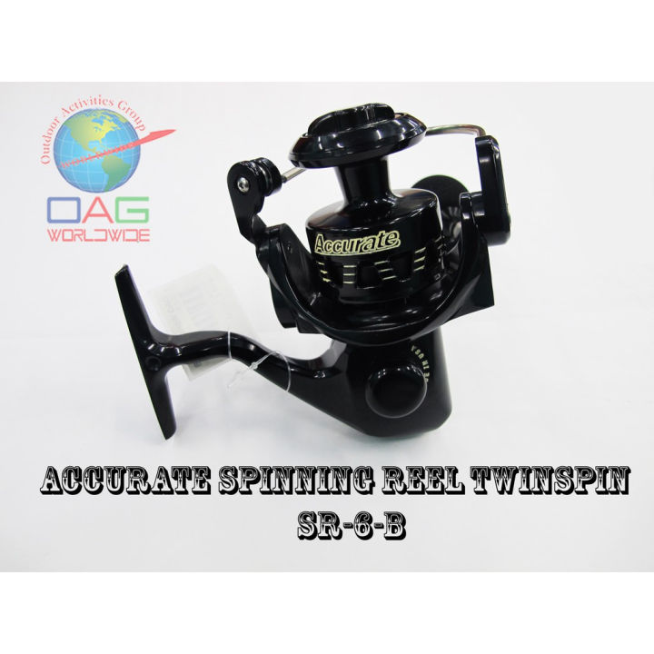Accurate Spinning Reel TwinSpin Limited Color - Black