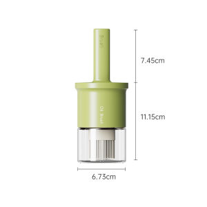 Vision 2in1 Oil Brush Bottle BBQ Oil Brush Dispenser One-piece Brush for Baking Heat-Resistant Brush with Container for Barbeque Kitchen BakingTools