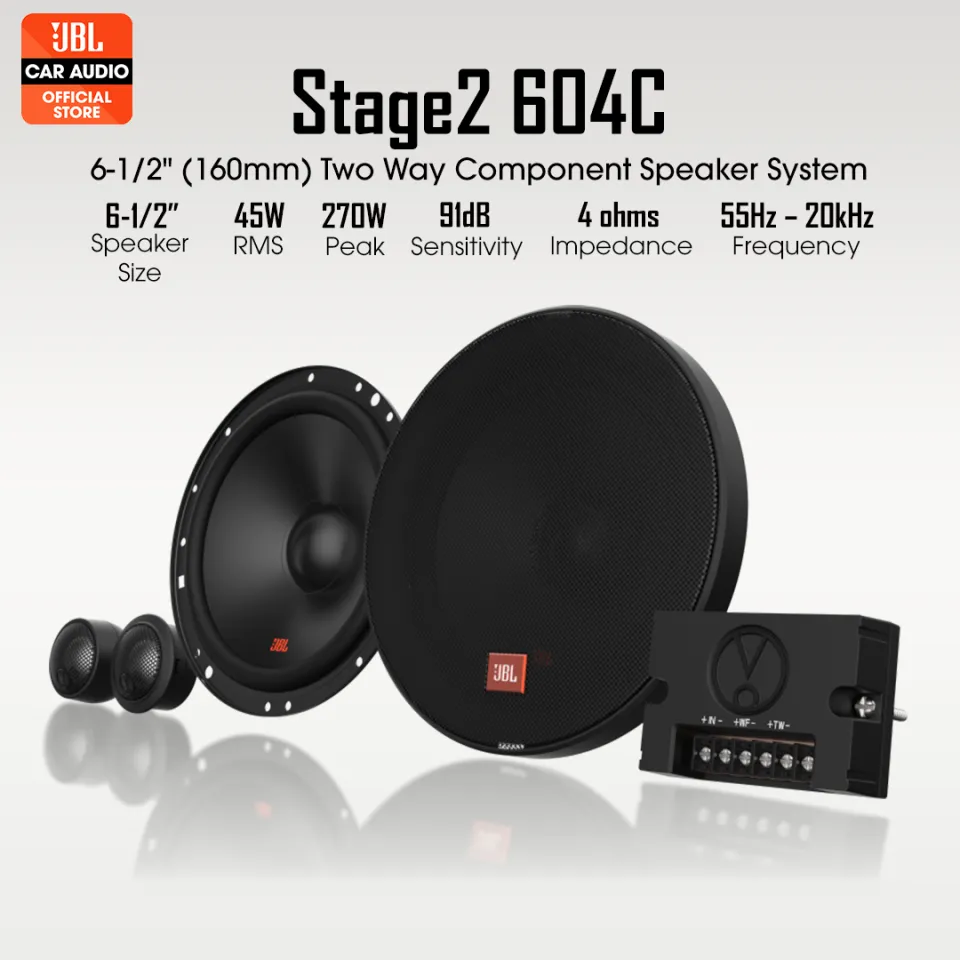 JBL Stage2 604C Car Speakers 270W Peak Power