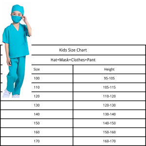 Kids Doctor & Nurse Costume – Surgical Uniform Set for Boys & Girls Roleplay
