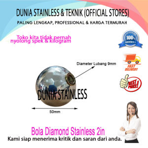 Bola Diamond Stainless 2in Aksesoris Stainless