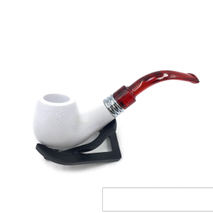 PIPA POPEYE CANGKLONG TEMBAKAU BAHAN RESIN DENGAN FILTER SARINGAN UDARA DAN DUDUKAN CHANGFENG 5513 PUTIH