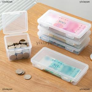 [COD] yixiayun Portable Storage Box Paper Money Album Currency Case Storage Collection Boxes Holder Transparent Plastic Case