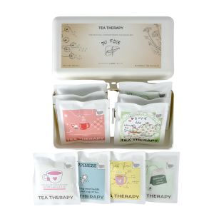 Tea Therapy Singapore Herbal Tea Du Foie Detoxifying Liver Health Herbal Tea Sachets - Caffeine-Free Liver Support & Detox Blend - 10 Sachets Eco-Friendly Multipack
