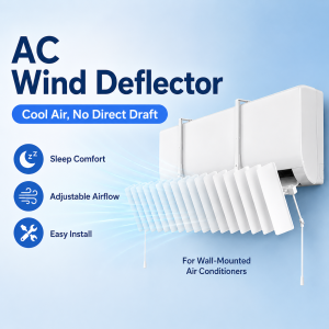 SG IN STOCK Upgrade Air Conditioner Windshield Adjustable Aircond Windshield Baffler AC Deflector