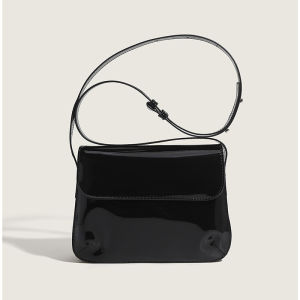 JIVIVIL balo thời trang nữ túi xách nữ quảng châu cao cấp tui đeo nữ chéo Túi khoác vai dành cho nữ phong cách Hồng Kông cổ điển thời trang màu đỏ bằng sáng chế da vuông nách cầm tay Chéo Túi Đeo người