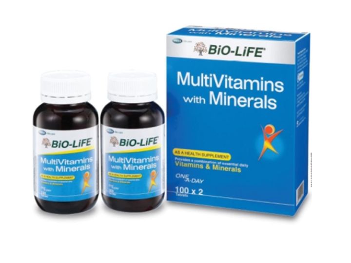 Biolife Multivitamins with Minerals (1 x 30s/2 x 100s) Lazada