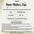 TINGOAN® - Áo len xù mỏng ngắn tay cổ lượn viền hồng nhạt DATE MAKER TOP/NP PHIÊN BẢN MỚI T2.2025. 