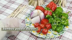 【100pcs】Teppo Skewer BBQ Sticks Burger Skewers Kebab Stick Skewer Barbeque Disposable Fruit Kabob