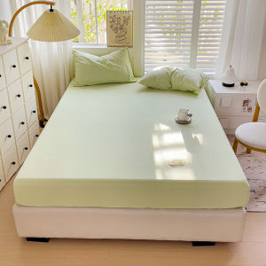 Dansunreve Rửa Sạch Bông Ra Bọc Nệm Đồng Bằng Màu Trắng Tấm bọc vừa vặn màu trơn Màu Grey mềm xanh lá Thoải Mái Chất Lượng bọc nệm Siêu Duy Nhất/Nữ Hoàng/Vua