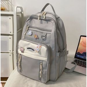 korean Fashion Schoolbag cute girl Student School backpack Large capacity backpack for women