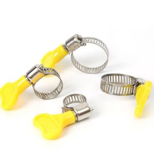combo 10 cái đai xiết ống điều chỉnh có tay vặn tiện lợi dễ dàng sử dụng ống phi 6mm-29mm